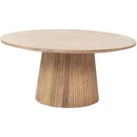 Giga Meubel Salontafel Salvador Naturel Rond 80cm