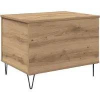 vidaXL Salontafel Artisan Eiken 60 x 44,5 x 45 cm Bewerkt hout