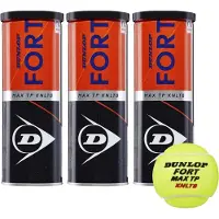 Dunlop Tennisbal Fort Max 3 Kokers 3st.