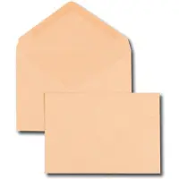 GPV Briefumschl„ge, C6, 114 x 162 mm, gummiert, hellbraun