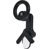 Tuniq Magnetische Telefoonhouder Auto - Schermhoek Houder - Sterke Magneet - 360° Draaibaar - Zwart
