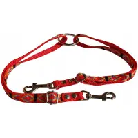 Sunka Dubbele Hondenlijn 1.5cm Breed, 45/72cm Lang