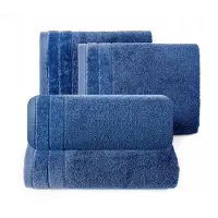 Eurofirany Luxe Katoenen Handdoekenset - 4 Stuks - Marineblauw - 500 GSM