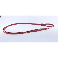 Champion Verstelbare Leren Hondensnoer 2.4m - Rood