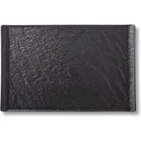 Wilmax England Wilmax serveerbord, 29,5 x 14,5 cm, zwart, van porselein