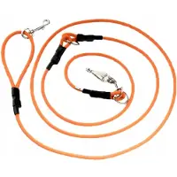 4Wild Verstelbare Hondensnoer 3m, 8mm Dikte, Oranje