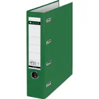 Leitz Giro-/bank ordner A4 met dubbele mechaniek 80mm PP groen