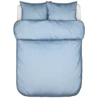 Marc O'Polo Dekbedovertrek Svea Calm Blue Satijn-260 x 200 / 220 cm | Extra Breed