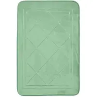 FLOOR Zachte 3D Schuim Badmat 50x76cm - Antislip & Sneldrogend - Groen