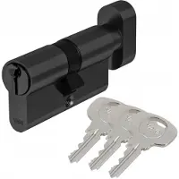 Yale Cilinderslot met knop 65/35mm Zwart - Y500 Standard Security