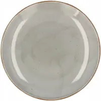 Lubiana Art Plat Bord 28 cm Grijs - Modern Design Porselein