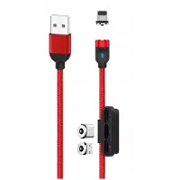 XO Magnetische Oplaadkabel 3-in-1 USB-C/Lightning/MicroUSB 2.4A 1m