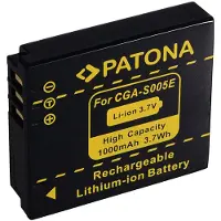 PATONA Battery for Panasonic CGA-S005 CGA-S005E S005 E/1B DMW-BCC12