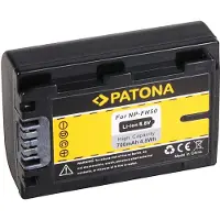 PATONA Sony NP-FH50 (Batterij), Stroomvoorziening voor de camera, Zwart