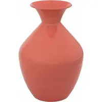 Atmosphera Roze Metalen Vaas Geëmailleerd Ø 25 x 37 cm voor Binnen
