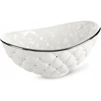Eurofirany Decoratieve Schaal Adore 35x22x15 cm Wit Keramiek