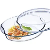Simax Ovaal Ovenschaal met deksel 2.5 + 1.9 L