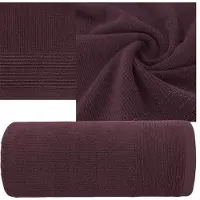 Eurofirany Luxe Katoenen Badhanddoek 70x140 cm Bordeaux 500 GSM