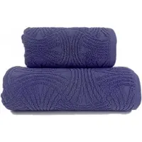 Greno Emma 3 Badhanddoek 50x100cm Marineblauw 100% Katoen