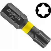 Graphite GRAFIET Torx T30 slagbit 25 mm - 1 stuk
