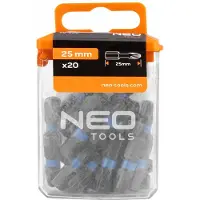 Neo Tools Slagbits PZ4 x 25mm - 20 Stuks - Staal S2