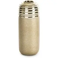 Eurofirany Elara Decoratieve Vaas 10x10x25 cm Goud Keramiek