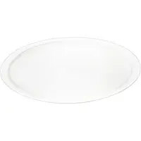 Wilmax Porseleinen Pizzabord Rond 35,5 cm - Wit