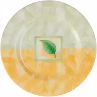 Lubiana Roma Porseleinen Dessertbord Groen Blad 19 cm
