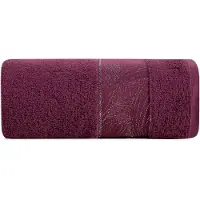 Eurofirany Mariel Badhanddoek 50x90cm Katoen Frotte Bordo 500 g/m²