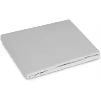 Eurofirany Basic Katoenen Hoeslaken 100x200cm Lichtgrijs - Ademend & Comfortabel
