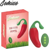 Gemüse - The Cutie Red Pepper - 9 vibraties - Draadloze afstandsbediening