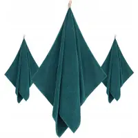 Zwoltex Kiwi 2 Handdoek Set Blauw 30x50 50x100 70x140 Katoen