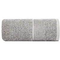Eurofirany Seville Badhanddoek 70x140 cm Grijs Melange Katoen