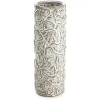 Eurofirany Decoratieve Vaas Naira 9x9x26 cm Crème Keramiek