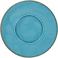 Lubiana Renovatie van Muza K6 Turkoois Plat Bord 27 cm 27