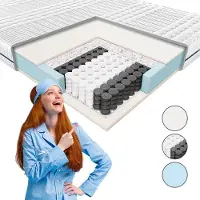 Janpol Wenus 80x200 cm pocketvering matras, 18 cm dik