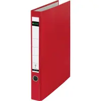 Leitz ringmap 1014, A4, 35 mm, PP, rood