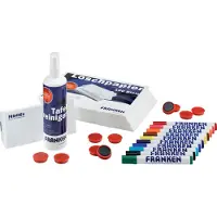 Franken accessoireset Z1951, met 250 ml spray, bordenwisser, magneten & bordenschrijver