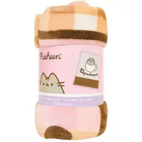 Pusheen Flanellen Deken 130x160 cm Roze - Zacht & Knus
