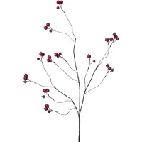 Intratuin Kunsttak Meidoorn Rood H 100 Cm