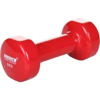 Merco - Vinyl Dumbbell - 2 KG Rood - 1 stuk