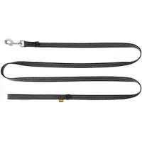 Dingo Gummi Hondenlijn 2.3m Zwart - Antislip & Comfortabel