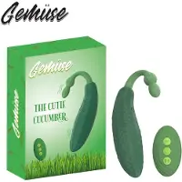 Gemüse - The Cutie Cucumber - 9 vibraties - Draadloze afstandsbediening