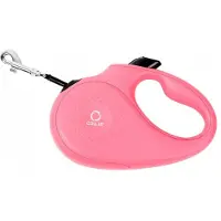 Collar Automatisch Hondensnoer 3m, 12kg, Reflecterend, Roze