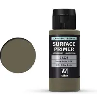 Wittmax Hobbyverf Acrylverf - 73608 US Olive Drab - Primer - Acryl (60 ml) Verf flesje - 60 ml