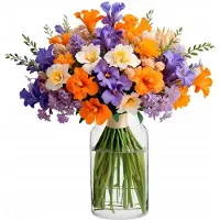 Altom Design Lilia Glazen Vaas 30cm - Stijlvolle Bloemendecoratie