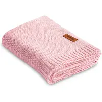 Sensillo Bamboe Babydeken Roze (100 x 80 cm)