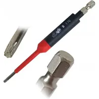 Felo Torx T10 VDE Bit 125mm 1/4" Geïsoleerd 1000V