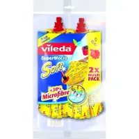 Vileda 3x Supermocio Soft Navulling 2 Stuks