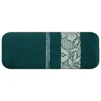 Eurofirany Turquoise badhanddoek 50x90 cm, 500 g/m², zacht katoen